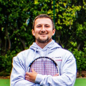 Tennis lesson with Andy